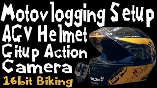 My Motovlogging setup - Gitup 2 Camera, AGV K3 Helmet