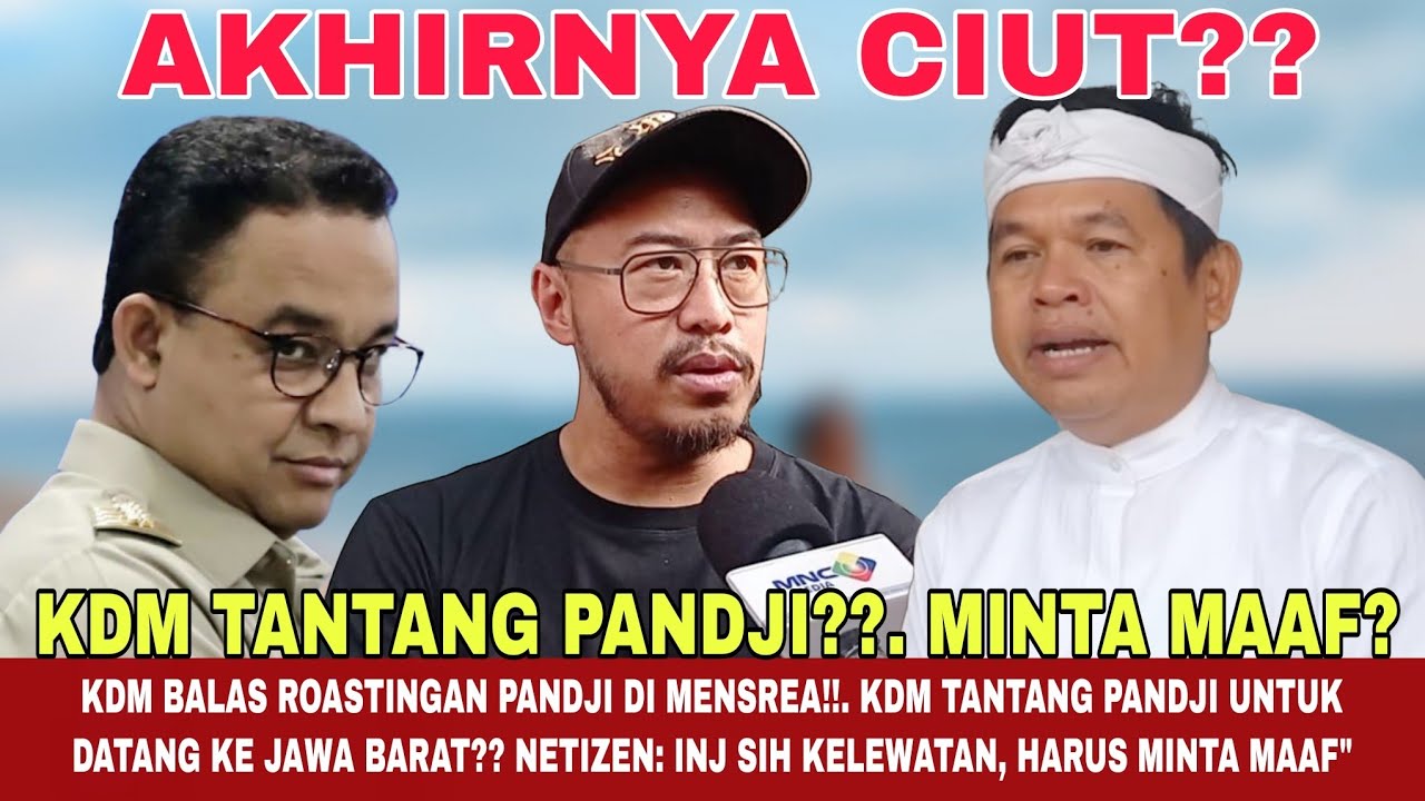 KDM TANTANG PANDJI⁉️ SHOW PANDJI YANG NYEBUT BANYAK PIHAK DITANGGAPI KDM⁉️ WARGA JABAR RAME⁉️