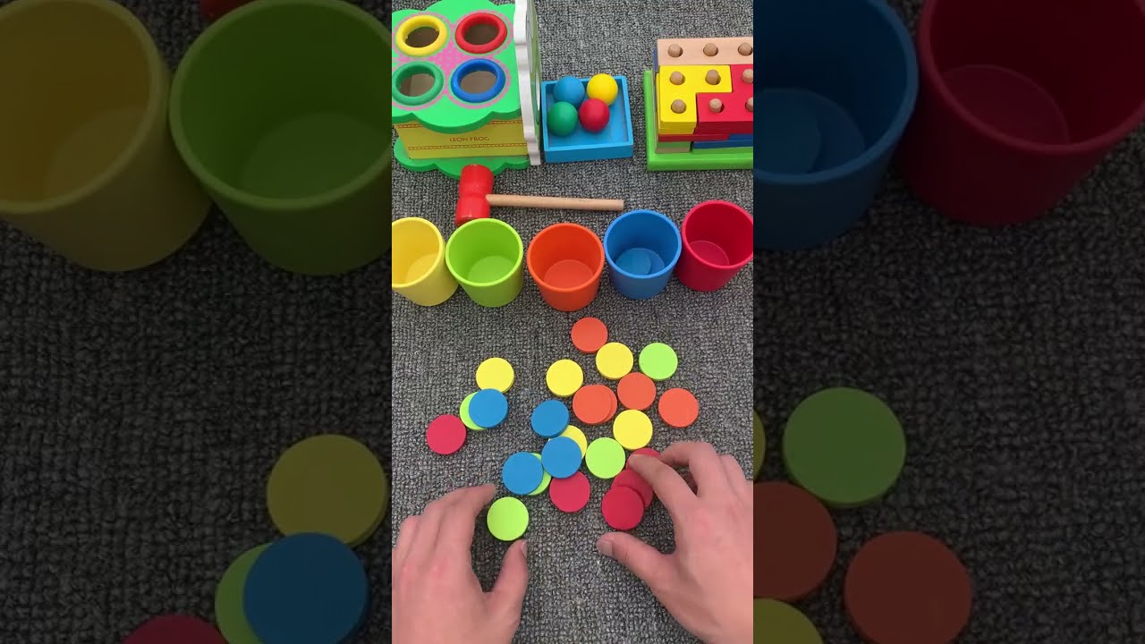 Color Classification Cup Baby Enlightenment Useful Product Toys 641