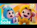 Lulu&#39;s Bunny, Hero Bubbles ! | Minibods - Baby Oddbods | Kids Learn ! | Kids Cartoons