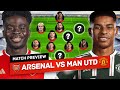 Onana DEBUT?! Ten Hag vs Arteta! Arsenal vs Man United Tactical Preview image