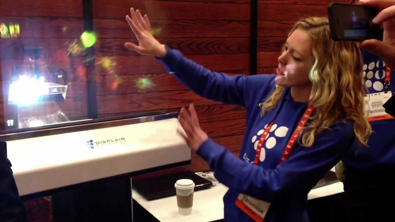 Displair: A Computer Display Made of Air at CES 2013