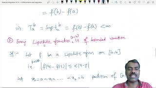 Measure and Integration 22 - Functions of Bounded Variation