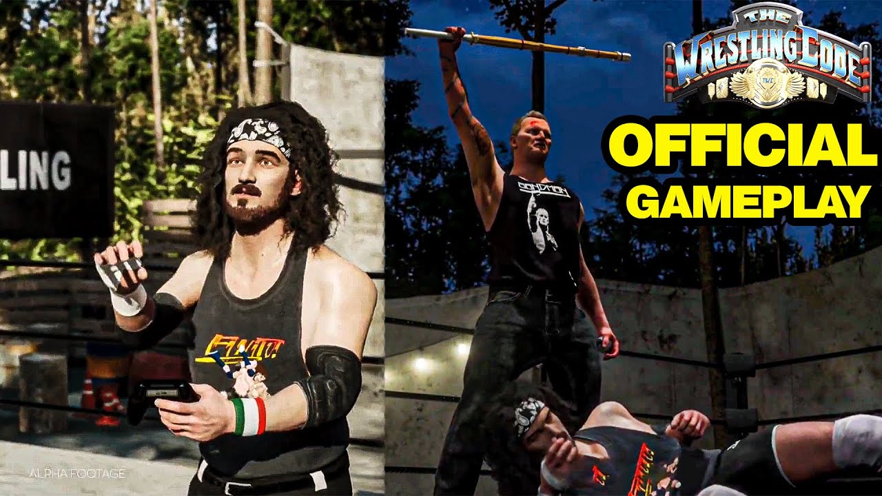 First Official Gameplay of Virtual Basement Wrestling code! 