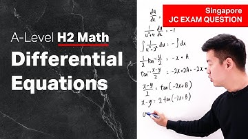 Differential Equations - JC H2 Math | RI(JC) 2019 Exam Question #h2math #puremath #achevas