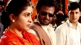 Narasimha Movie || Rajanikanth Stoping Abbas Marriage Action Scene