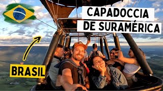 🤯MOMENTS OF TENSION IN THE SKY when flying in a BALLOON for the first time 🫣- BRAZIL