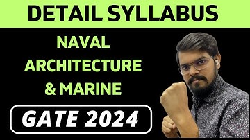 Engineering Mathematics| Detail Syllabus | Naval Architecture & Marine Engineering | NM | GATE 2024