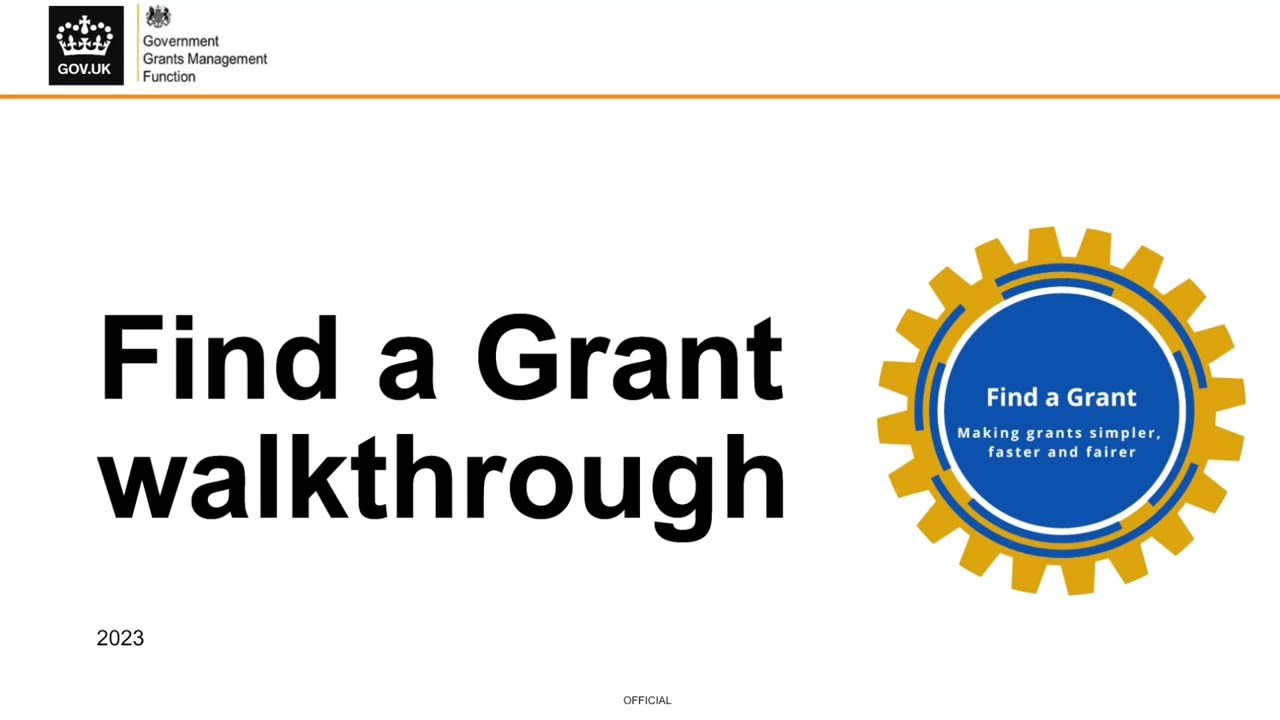 Introducing Find a Grant for grant applicants