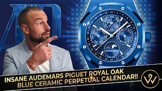 WORLD FIRST Audemars Piguet Royal Oak Blue Ceramic Perpetual calendar 26579CS