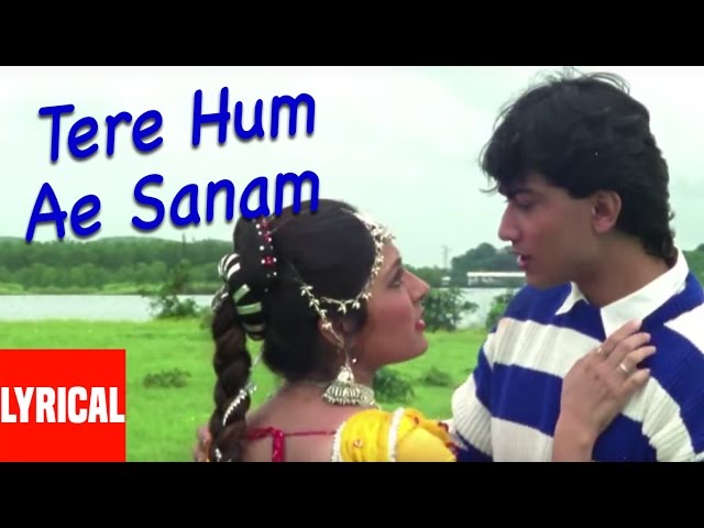 Tere Hum Ae Sanam Lyrical Video | Jeena Teri Gali Mein | Anuradha Paudwal, Kumar Sanu class=