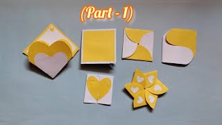 6 different cards tutorial for scrapbook pages(Part1)/scrapbook pages making ideas