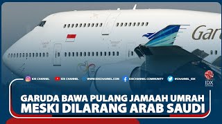 Jemaah Haji Indonesia  Kloter 9 Didalam Pesawat Garuda Indonesia