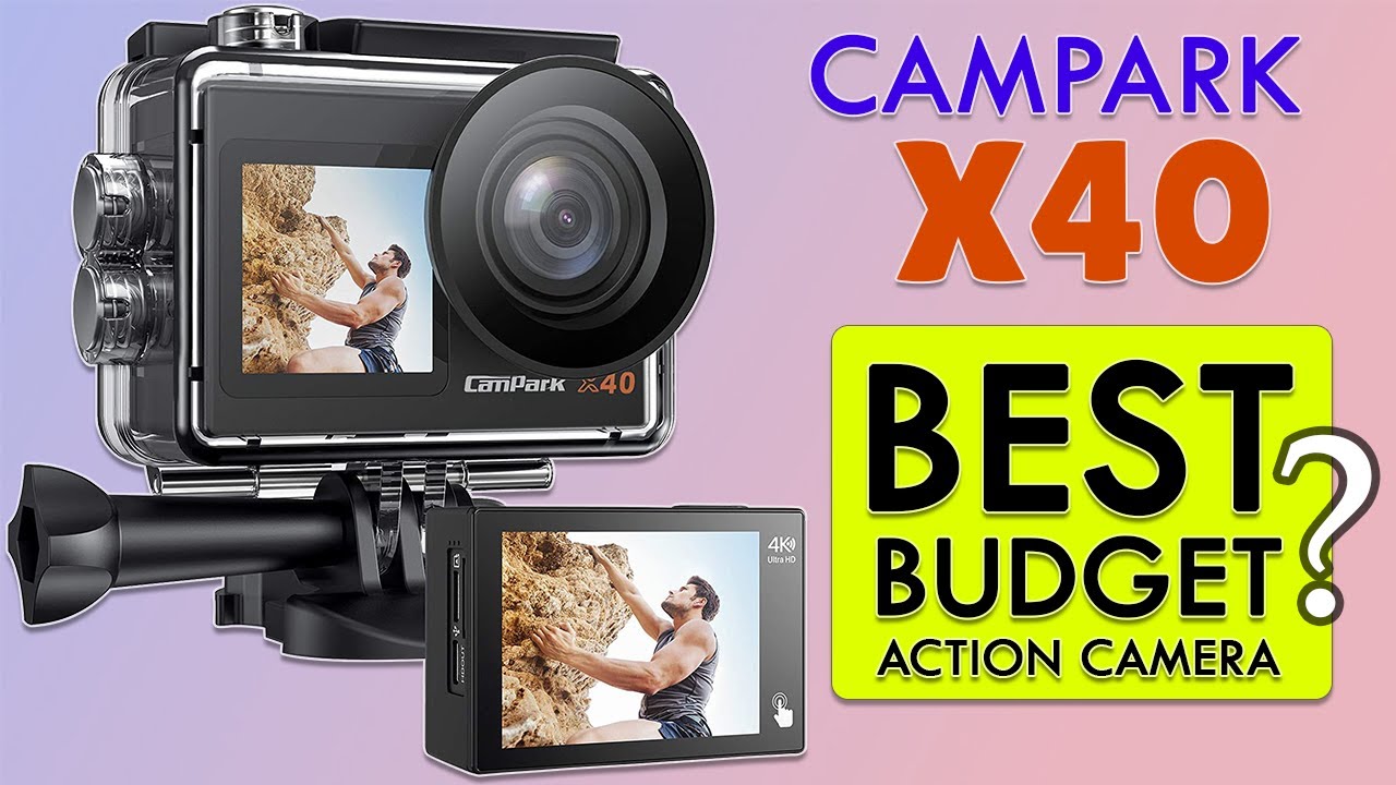 Campark X40 Vlogging Camera 4K 20MP Action Camera Dual Screen Unboxing