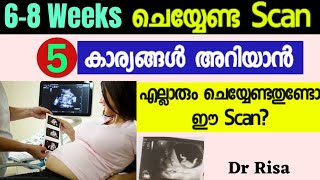 Pregnancy Scan Malayalam Ultrasound Scan 6-8 Weeks