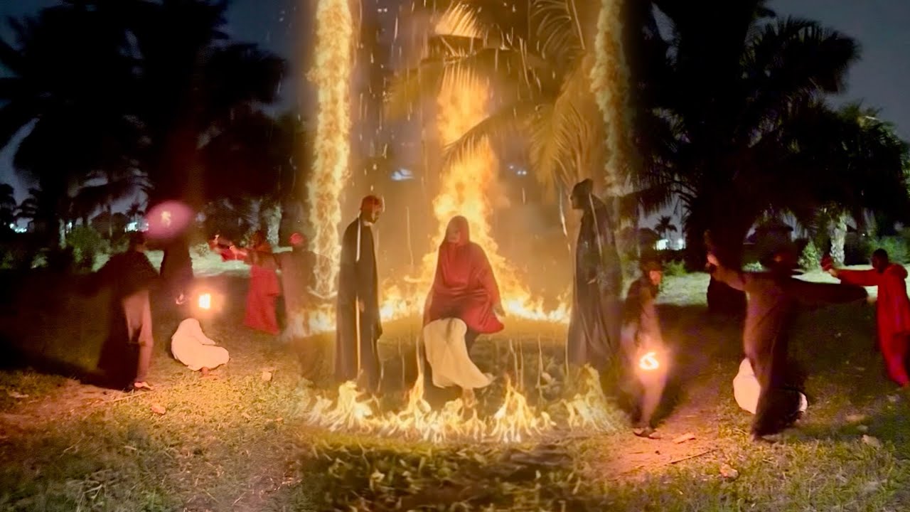 Angels of Death attack apostle fabulous in the middle night. God sent fire upon them, God is greater