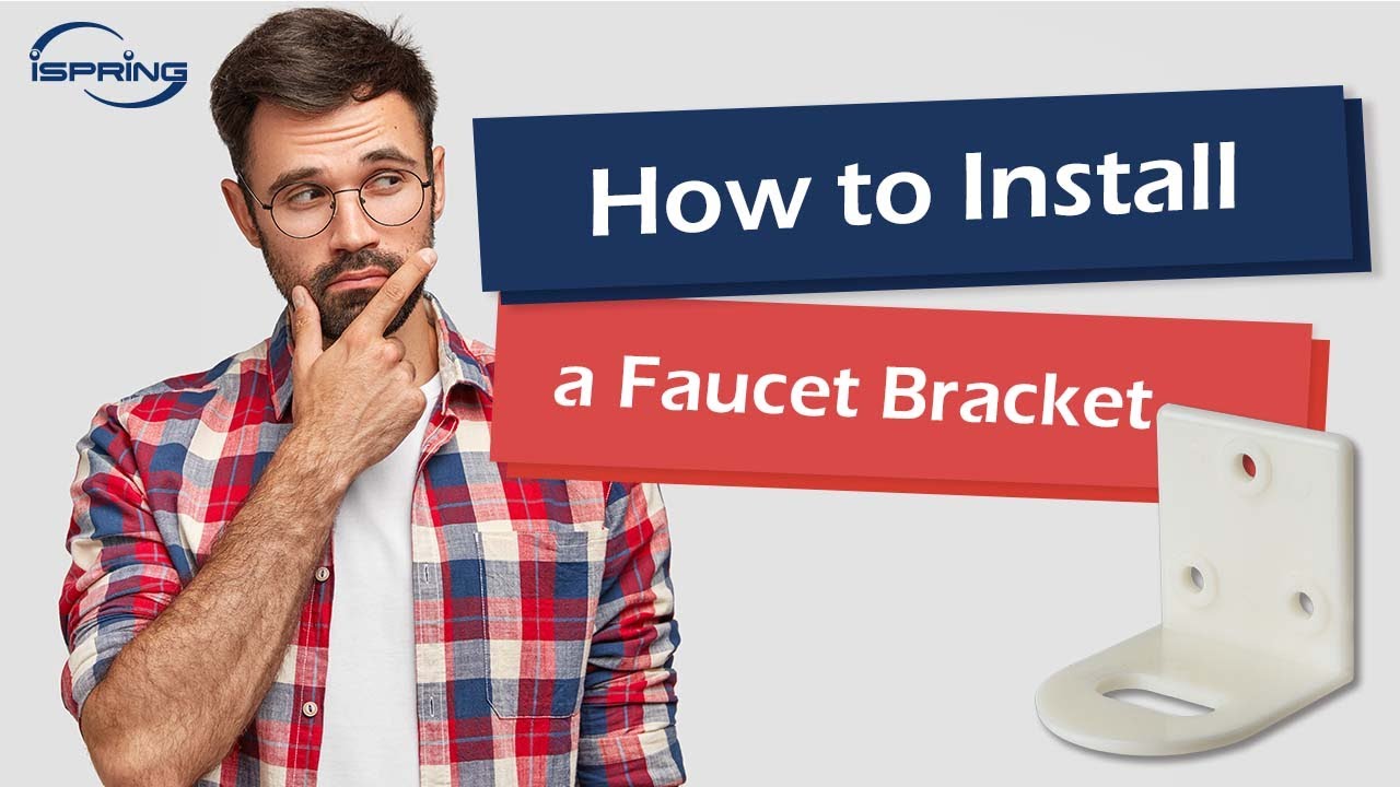 How to Install a RO Faucet Bracket DIY Installation YouTube