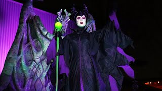 Maleficent Character Experience at Oogie Boogie Bash - Disney California Adventure, Disneyland 2021