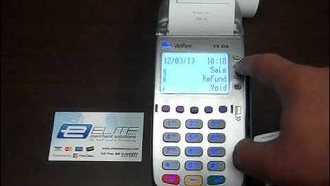 Terminal How To: Verifone VX520
