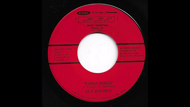 Dee Brewer - Paper Roses