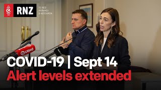 COVID-19 update | Cabinet extends current Covid-19 alert levels | RNZ screenshot 4