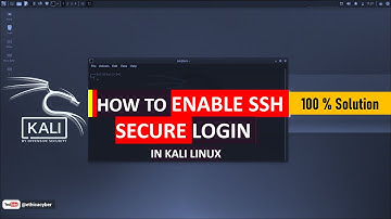 Kali Linux: Enable SSH Secure Remote Login in kali Linux | Ethica Cyber