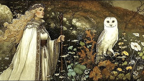 The Feathered Oracle 🦉 Celtic Music with Harp ☘️ Medieval Music 🧙🏼‍♀️ The Druidess and the Owl