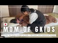 【Daily life in Japan】Mom of 6 kids | The day my kids caught a cold | 38 years old mom's real life |