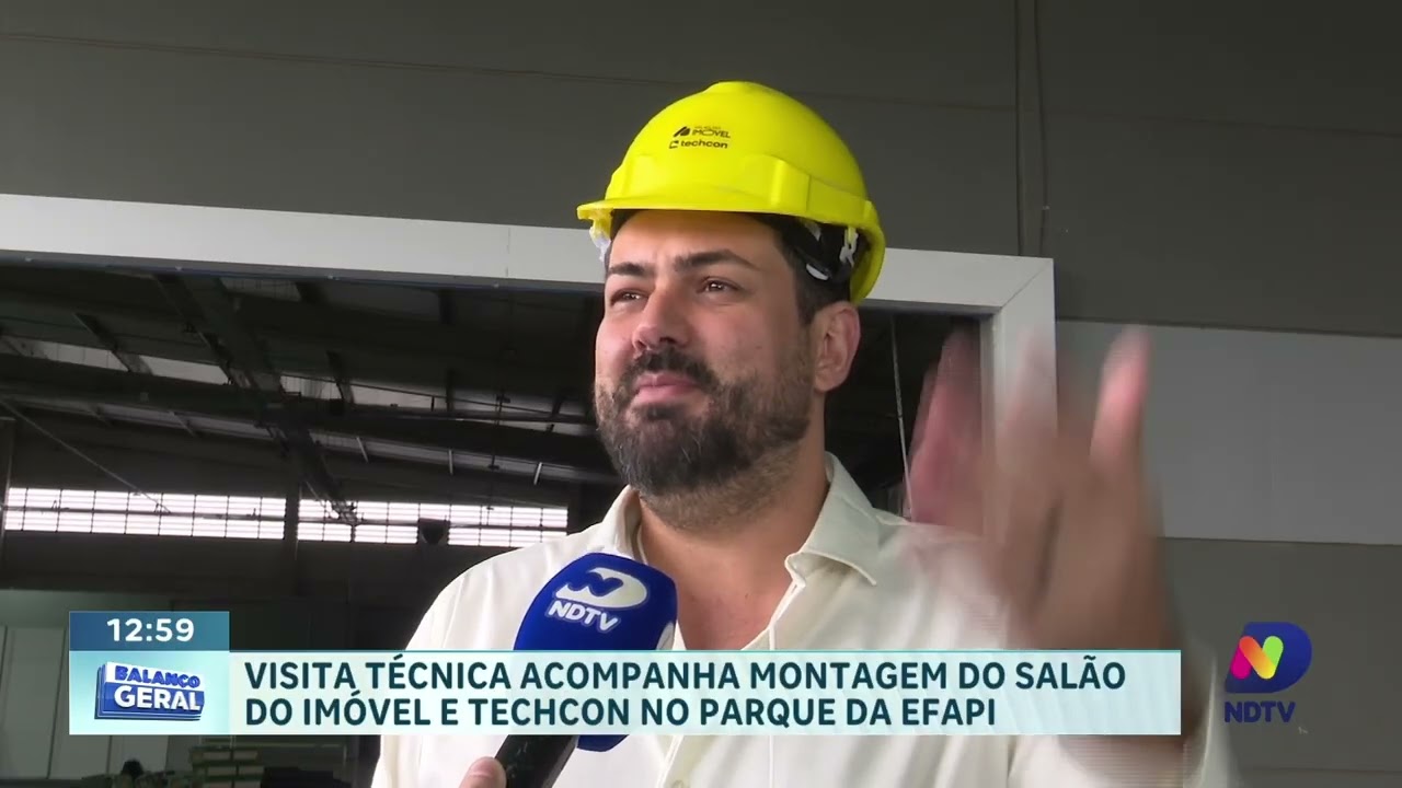 Salão do Imóvel e TechCon avançam na montagem em Chapecó - QTU Questões do Universo