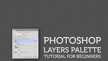 Photoshop for beginners #5 - The layers palette (PSD Box)