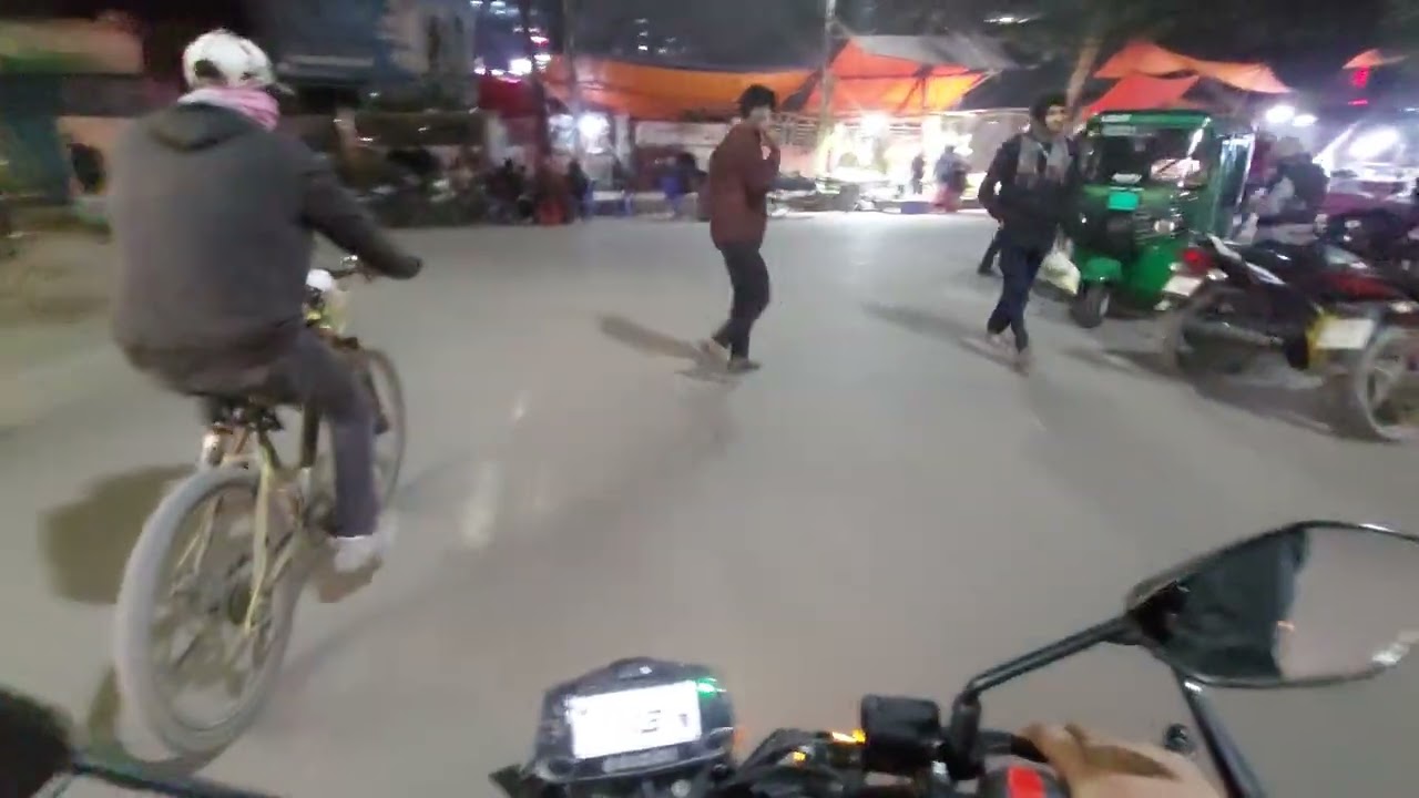 শীতের দিনে একটু বাইক নিয়ে বের হলাম