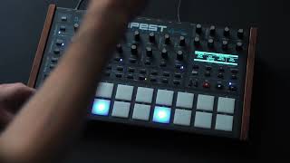 I've tried to make a techno pattern on DSI Tempest