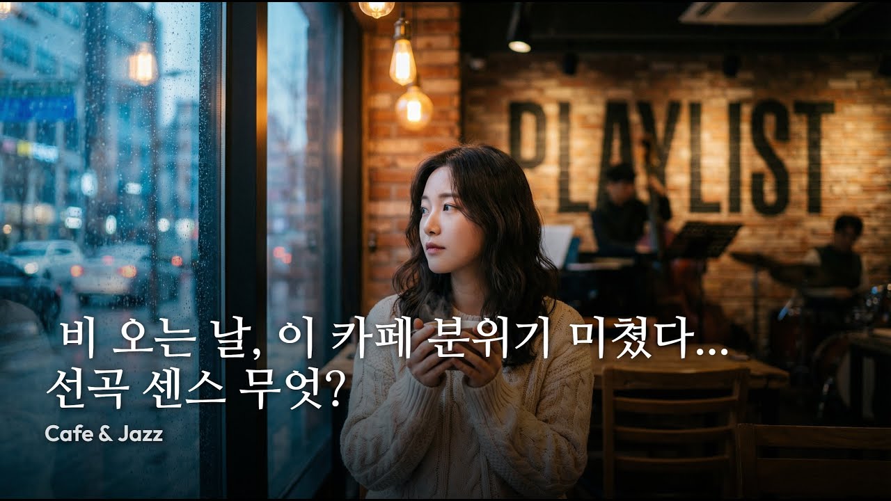 playlist ☕️ 비 오는 날, 이 카페 분위기 미쳤다... 선곡 센스 무엇? | Cafe & Jazz