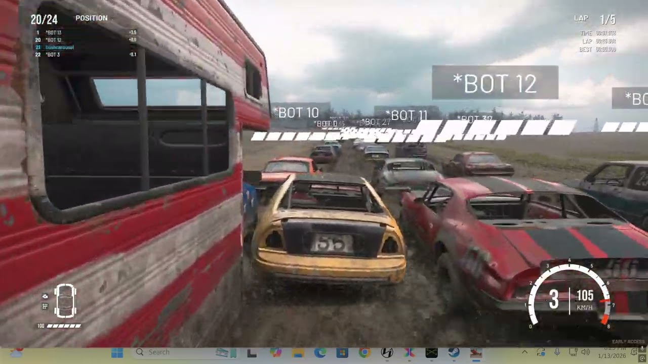 Wreckfest 2 Moorfeld crash circuit