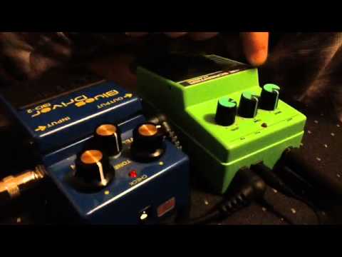 BOSS BD2 Blues driver vs. IBANEZ TS-10 Tube Screamer Classic