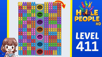 Hole People Level 411 Solution Walkthrough