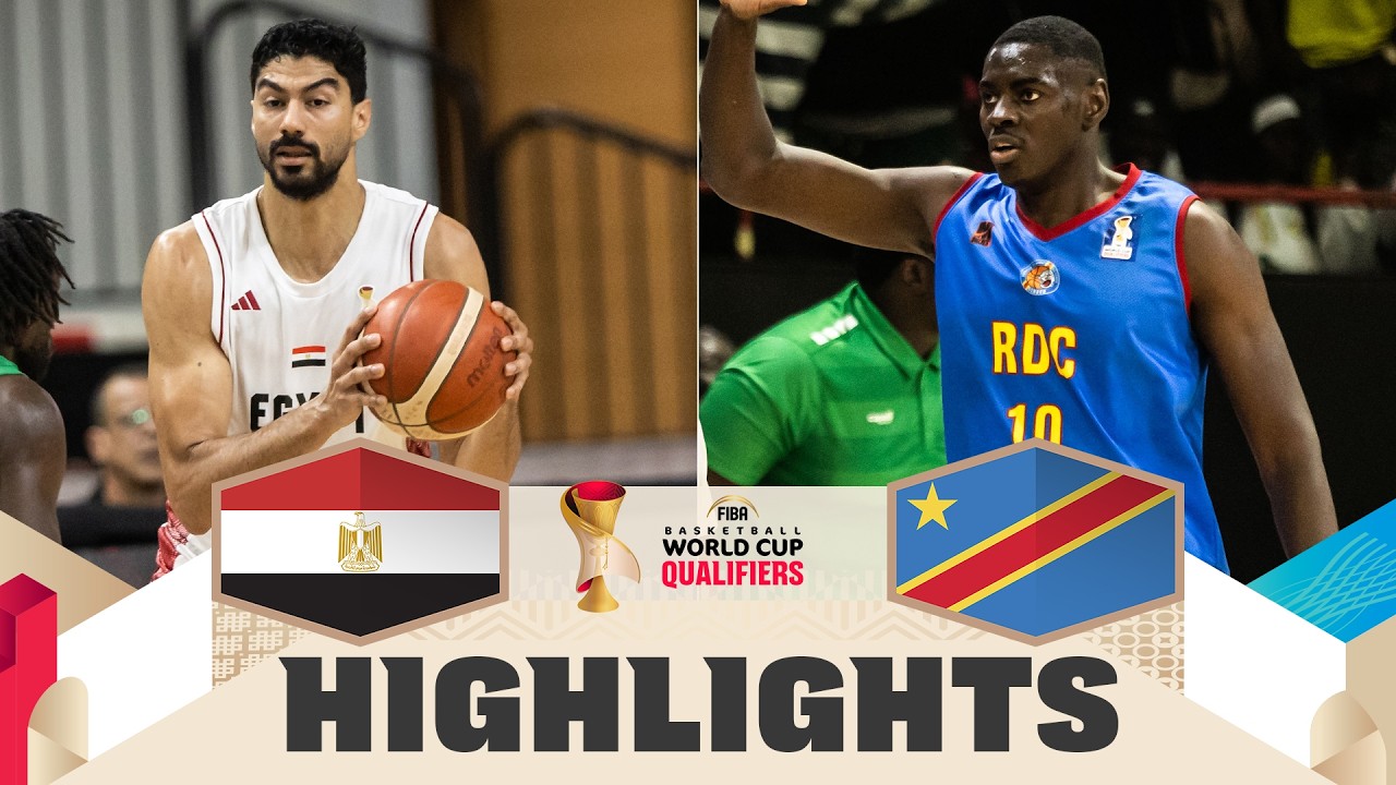 Egypt 🇪🇬 v Congo DR 🇨🇩 | Highlights | FIBA Basketball World Cup 2027 African Qualifiers