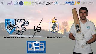Hampton & Solihull CC 1st XI v Lyndworth CC 1st XI