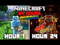 I Played Modded Minecraft for 24 Hours STRAIGHT...