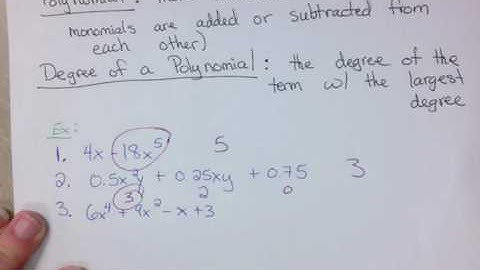 10.1 Polynomials