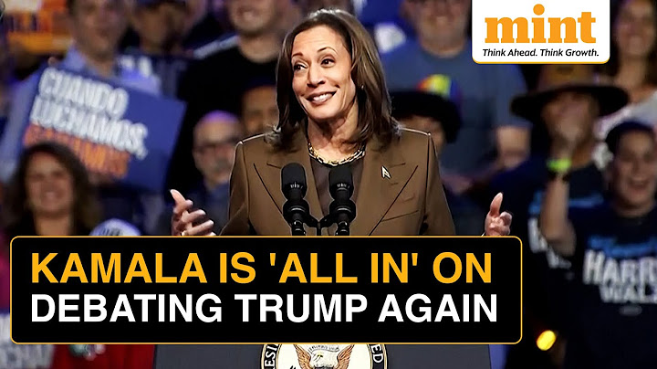 'I'm All In On Debating Trump Again', Says Kamala Harris At Crucial Nevada Rally | US Election 2024