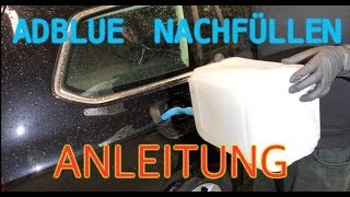 Refilling AdBlue - Instructions using the Passat B8 as an example