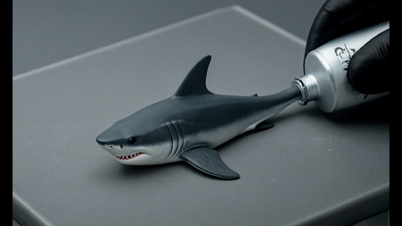 Satisfying Paint Tube squeeze Reveals a New Creature | Over 4 Mins of Hyper-Realistic Squeeze #asmr 