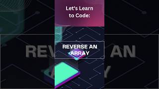 Reverse An Array | DSA | MyCodingNetwork | Alok Tripathi #shorts #aloktripathi #code #coding #java