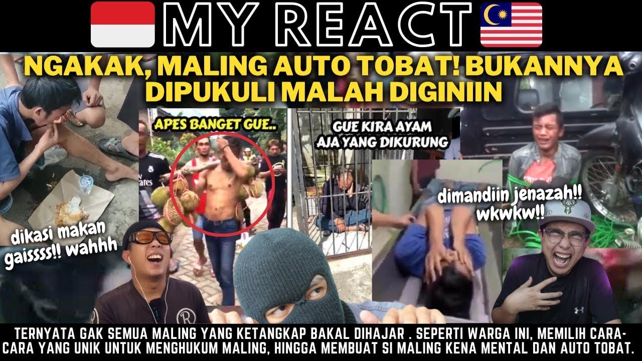 Wkwkw NGAKAK, MALING AUTO TOBAT BUKAN DIPUKULIN MALAH....