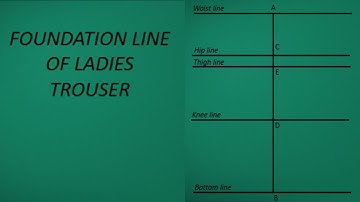 DRAFTING LADIES TROUSERS | PANTS | Pattern Making | Part 1