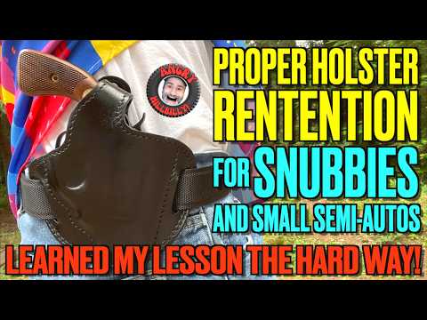 Proper Retention Holster for Small Gun!..Learned My Lesson the Hard Way!