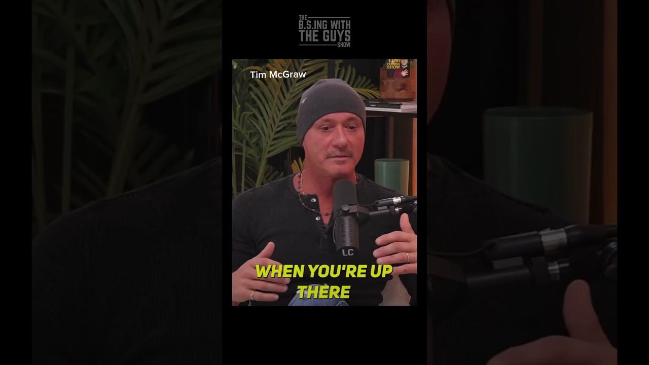 Tim McGraw talks about the magic that happens on stage #shorts #countrymusic #becareful