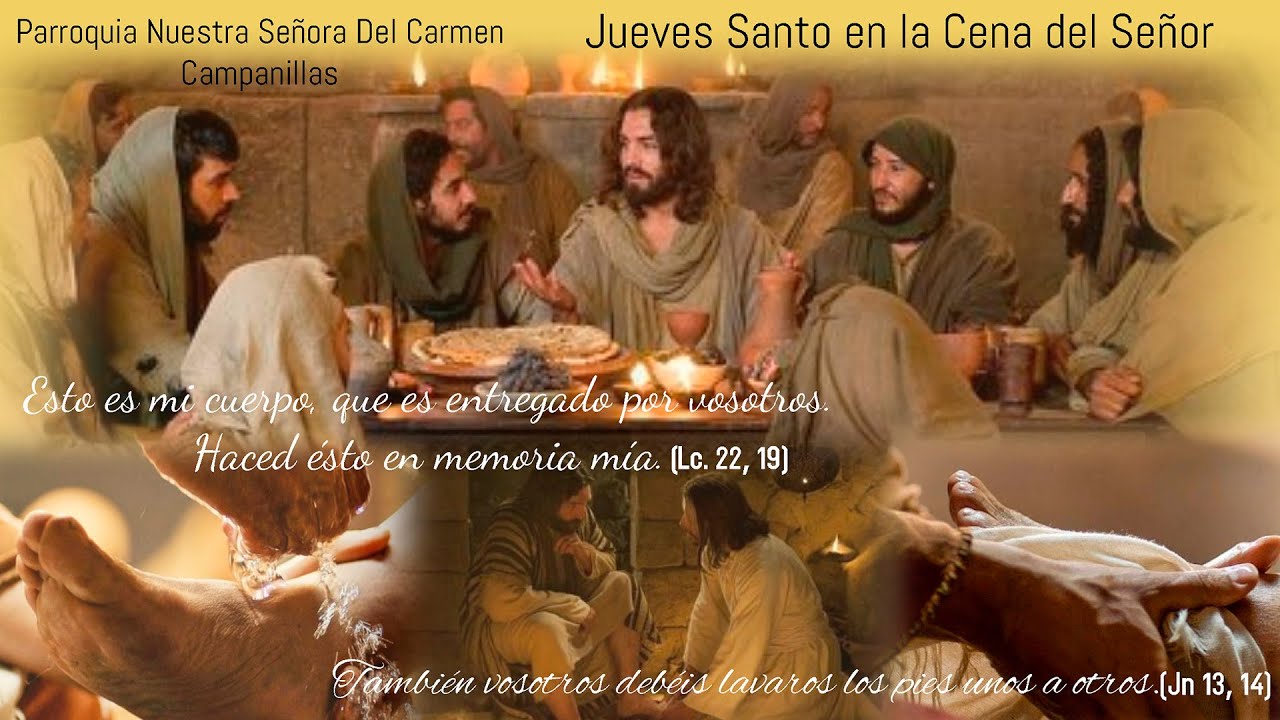 Eucaristía de Jueves Santo en la Cena del Señor 9/04/2020 - YouTube