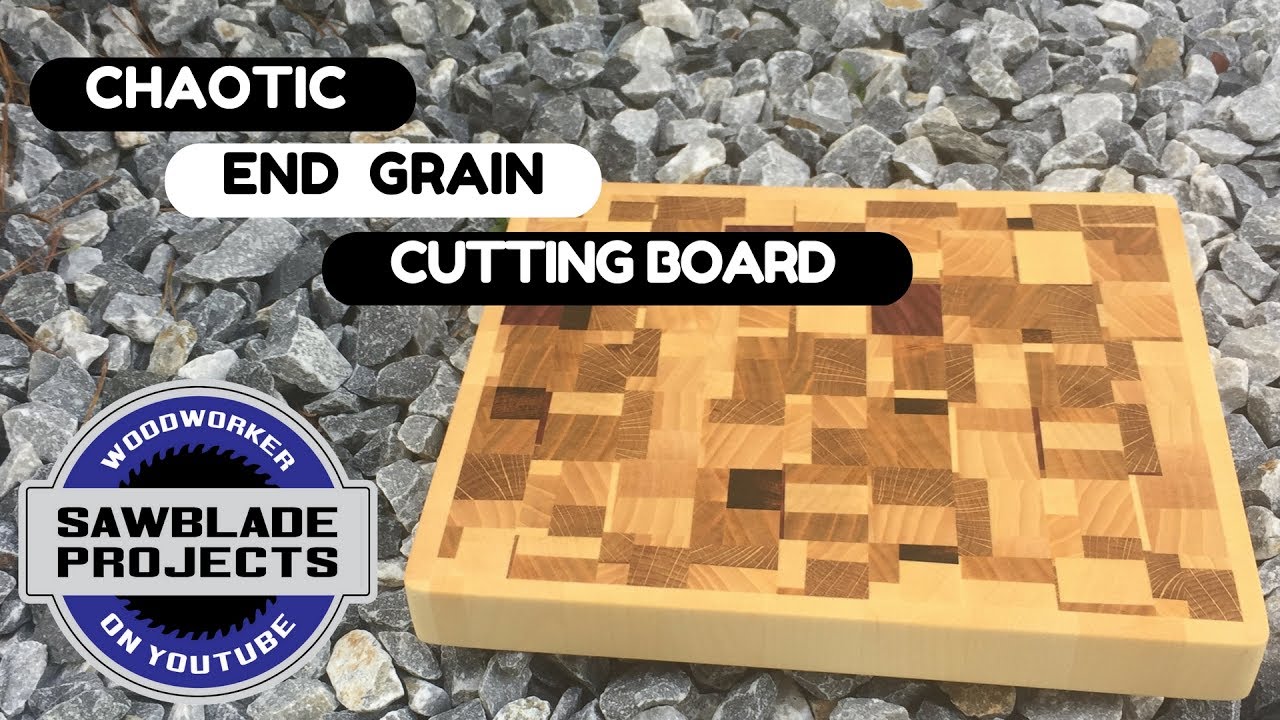 CHAOTIC END GRAIN CUTTING BOARD WITH STRAIGHT LINES YouTube